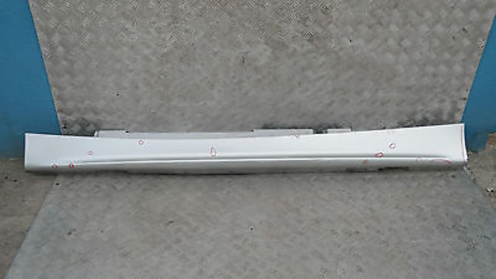 BMW 1 SERIES E87 Sill strip side skirt left N/S Titansilber Metallic Silver 354