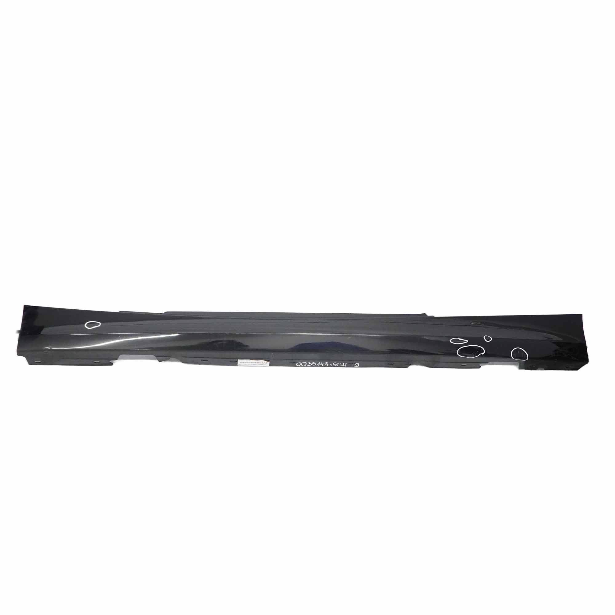 BMW E81 E82 Side Skirt Sill Strip Left N/S E88 Schwarz 2 Black - 668