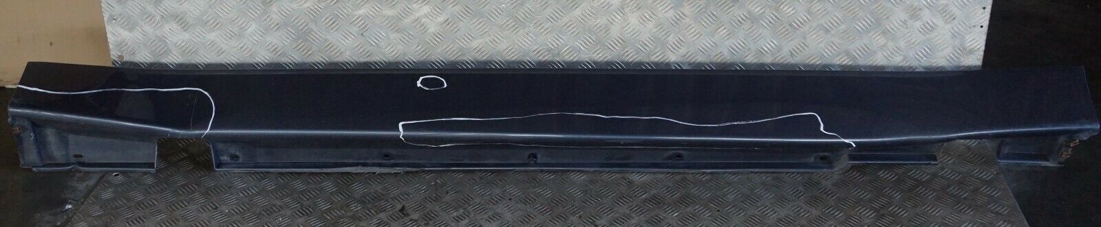 BMW 7 Series E65 Door Sill Cover Skirt Left N/S Toledoblau Toledo Blue Blau