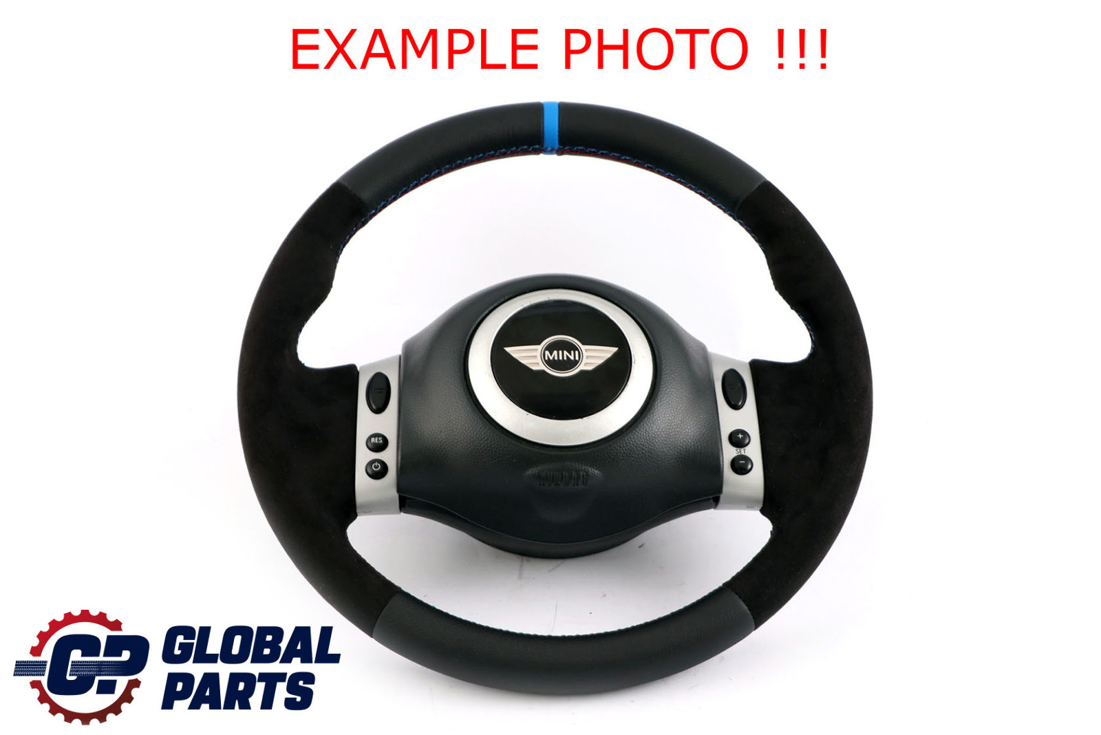 Mini Cooper R50 NEW Black Leather / Alcantara Sport Steering Wheel Multifunction