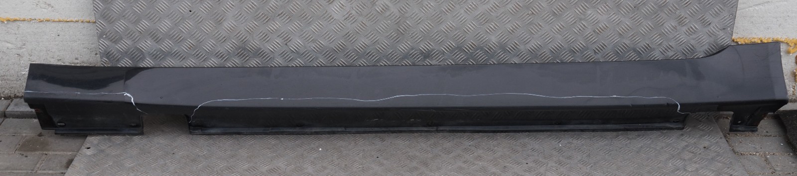 BMW 5 Series E60 E61 Door Sill Side Cover Skirt Left N/S Black Sapphire Metallic