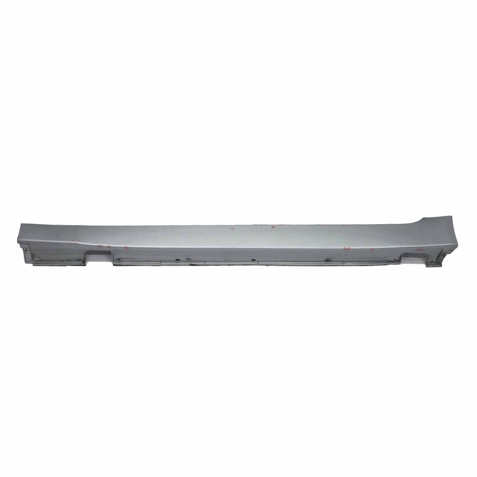 BMW E60 E61 Side Skirt Door Sill Cover Left N/S Silbergrau Silver Grey - A08