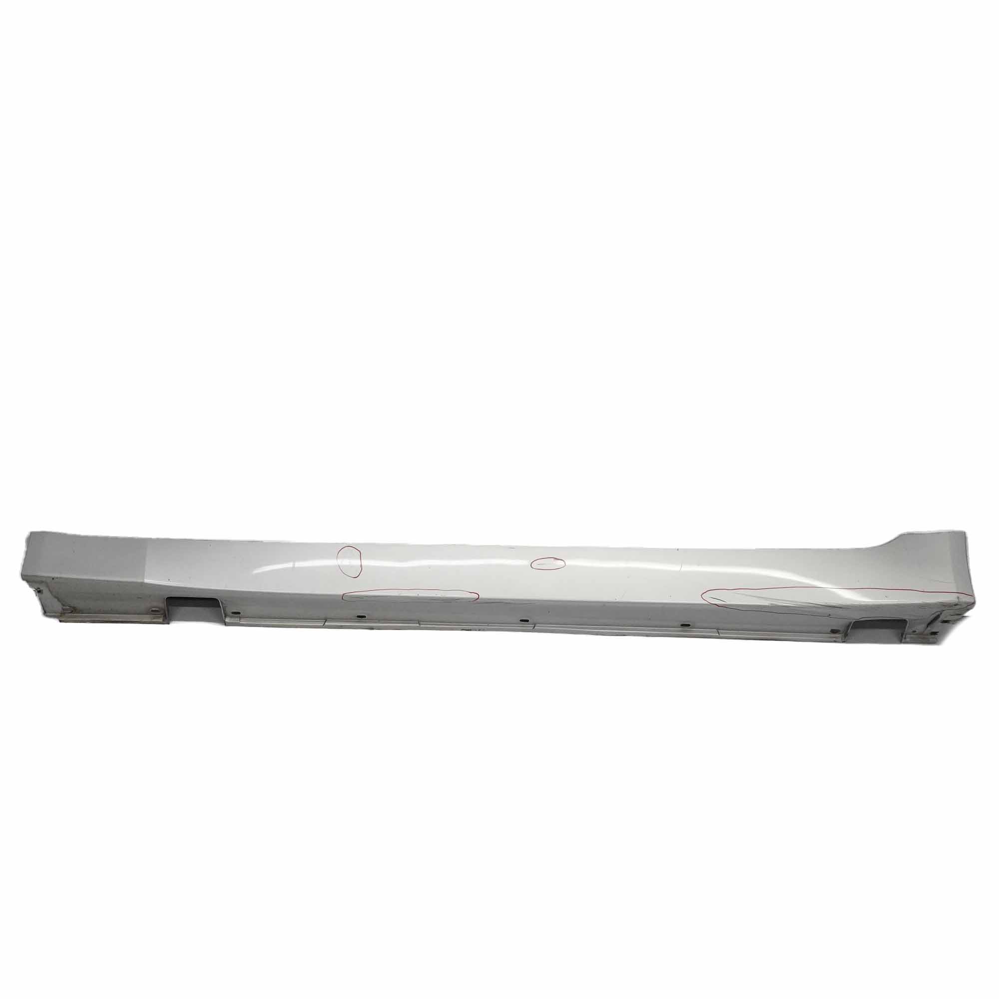 BMW E60 E61 Side Skirt Door Sill Cover Left N/S Titansilber Titan Silver - 354