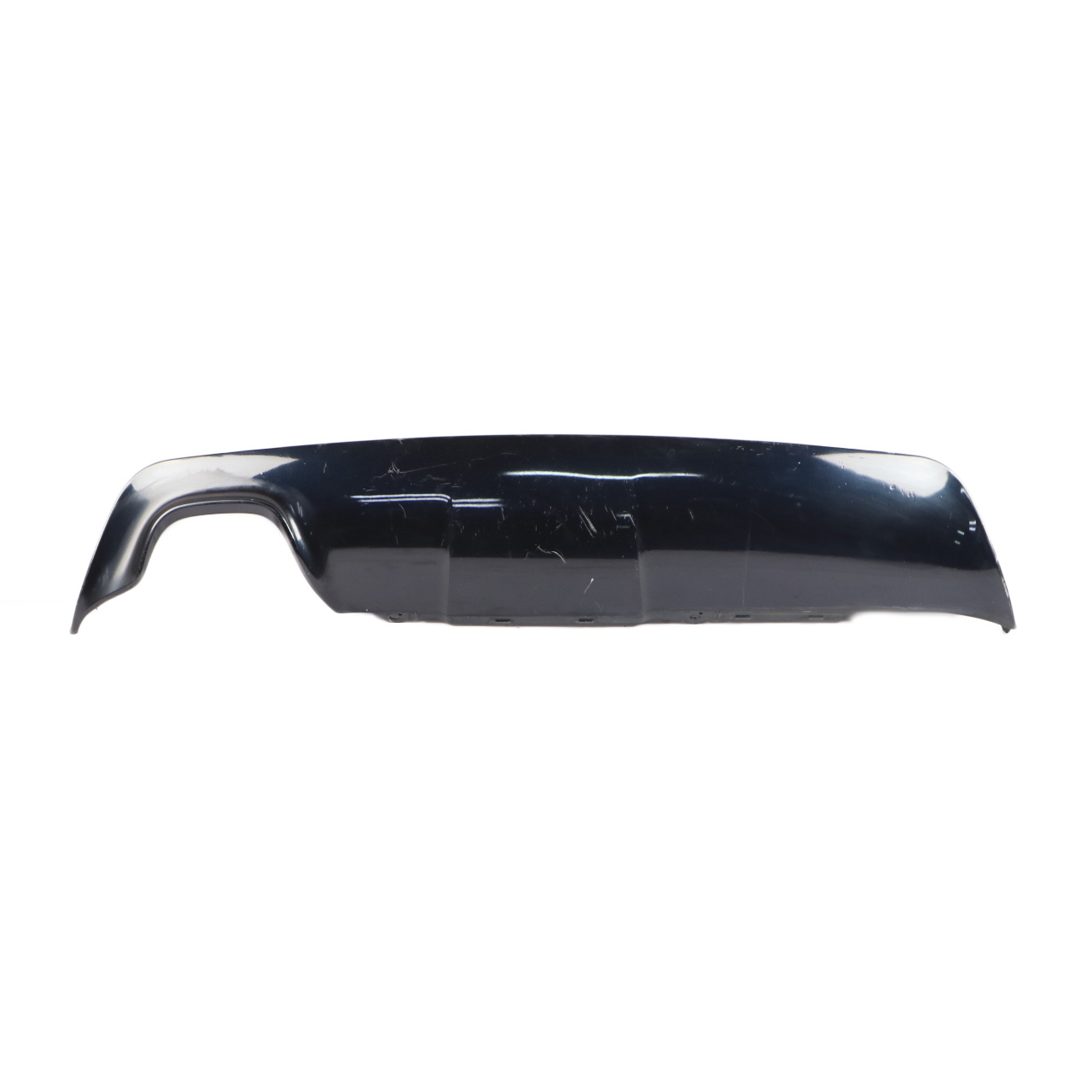 BMW E60 E61 M Sport Rear Bumper Diffuser Cover Trim Carbon Black Metallic - 416