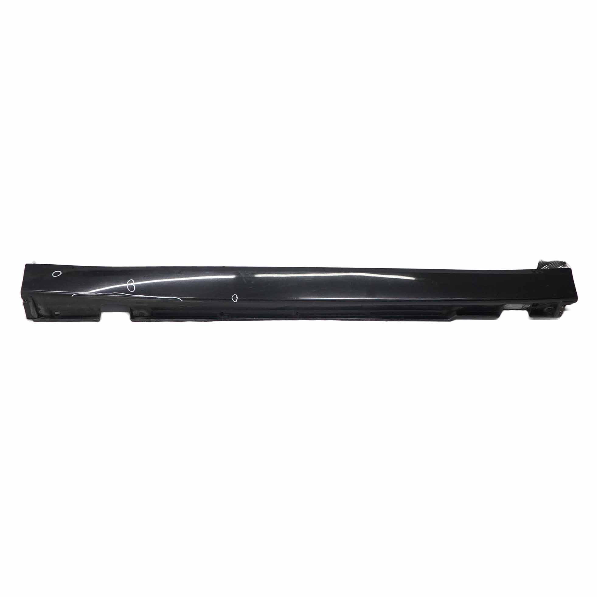 BMW E65 Side Skirt Door Sill Cover Left N/S Schwarz 2 Black - 668