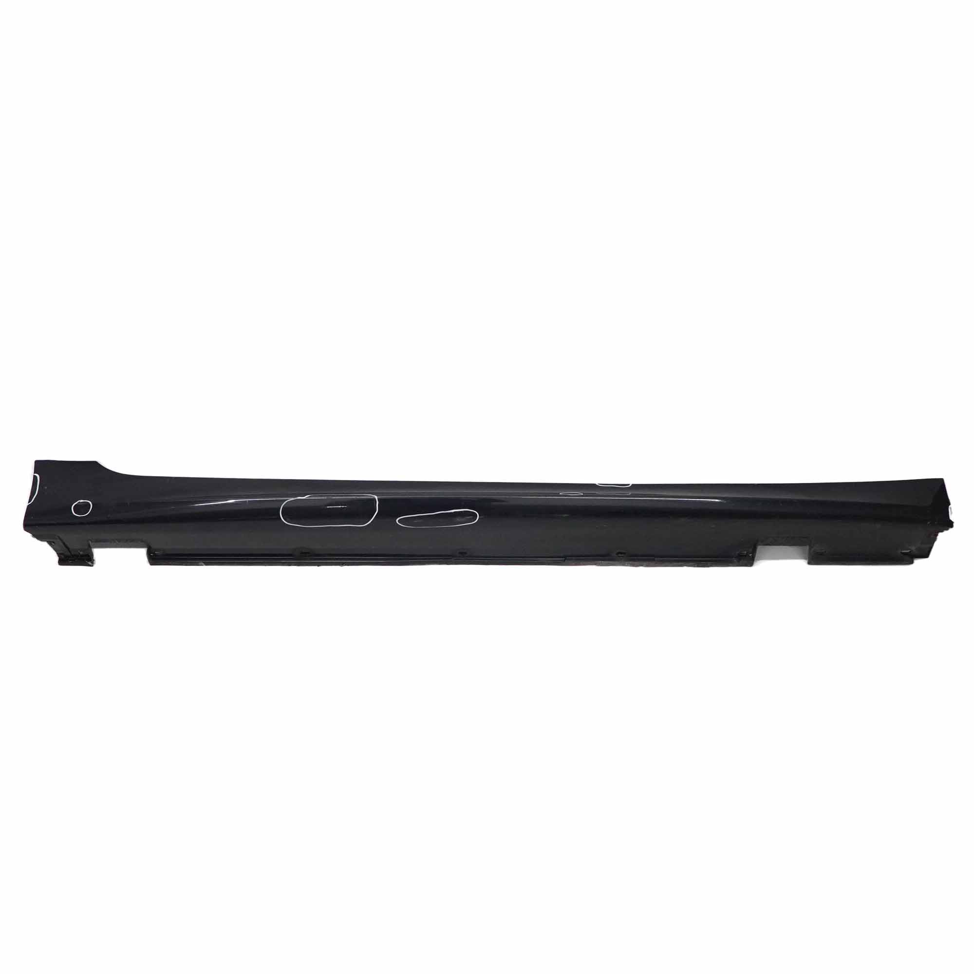 BMW 5 E60 E61 M5 M Sport Door Sill Cover Skirt Right O/S Carbon Black - 416