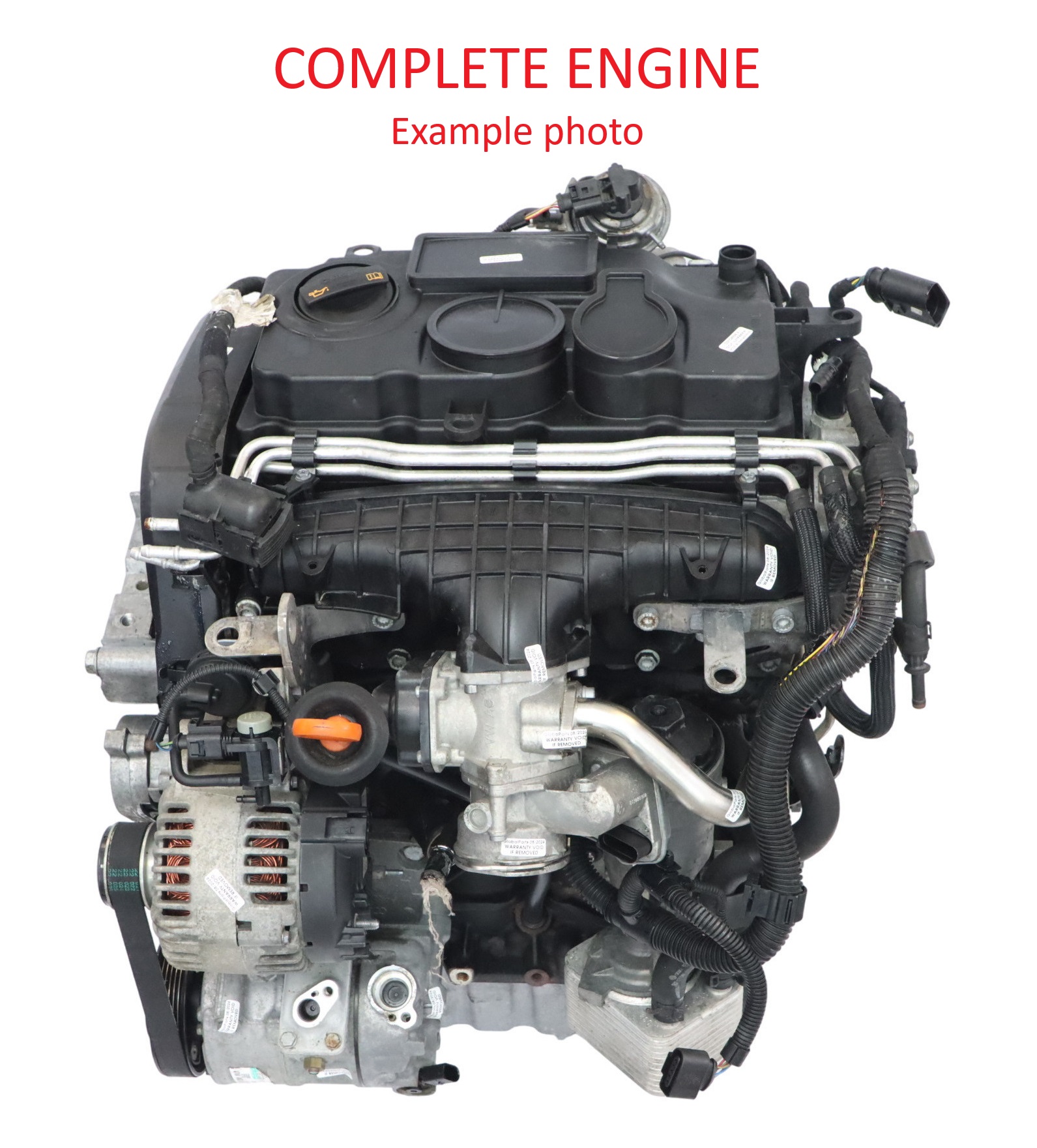 Volkswagen Golf 5 Audi A3 8P Seat Leon 2.0 TDI Bare Engine BMN 170HP WARRANTY