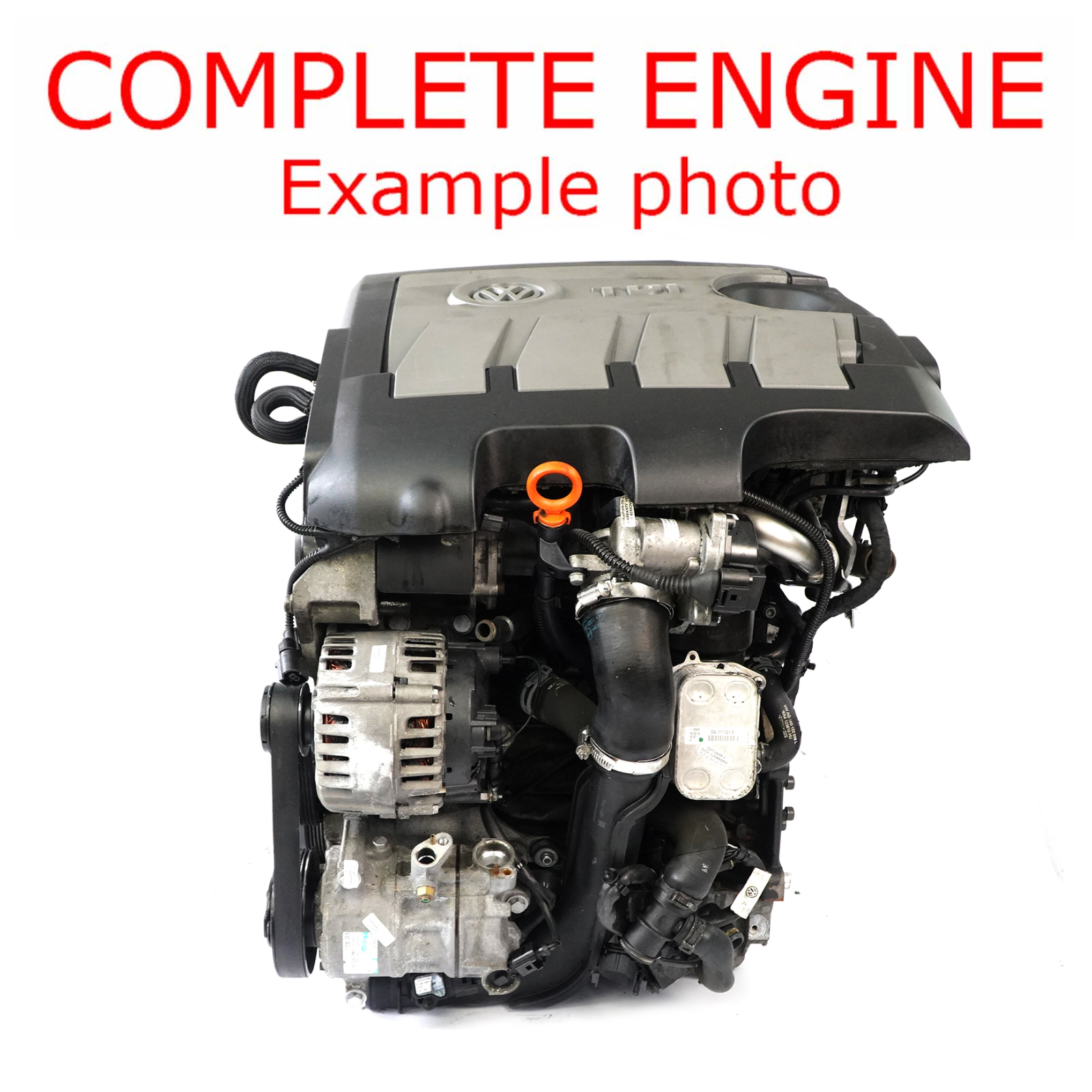 VW Volkswagen Golf 6 Touran Polo 1.6 TDI 105PS Nackter Motor CAYC GARANTIE