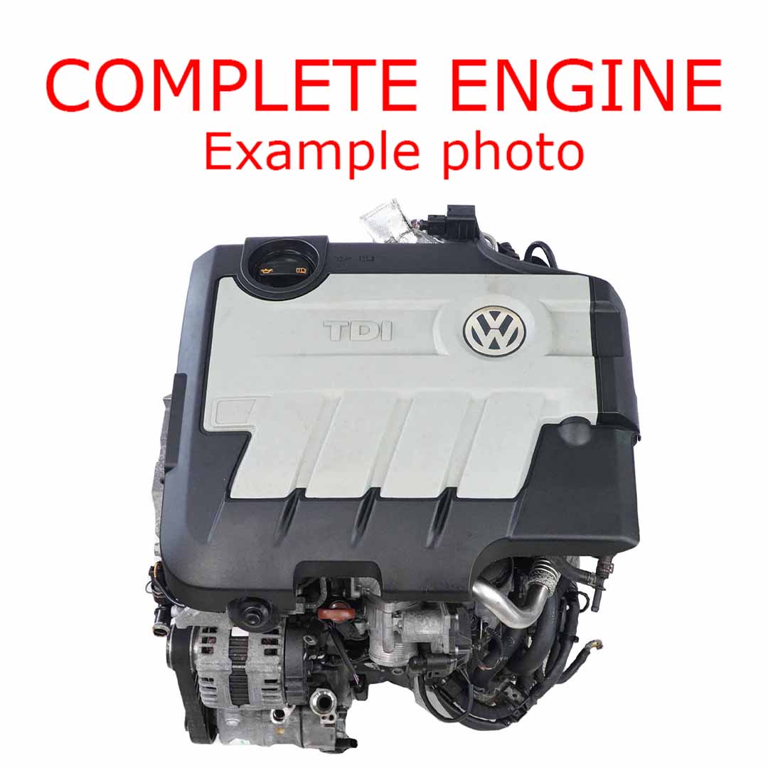 VW Golf 6 Passat B6 Tiguan 2.0 TDI CBAB Nackter Motor 140PS 129 000 km, GARANTIE