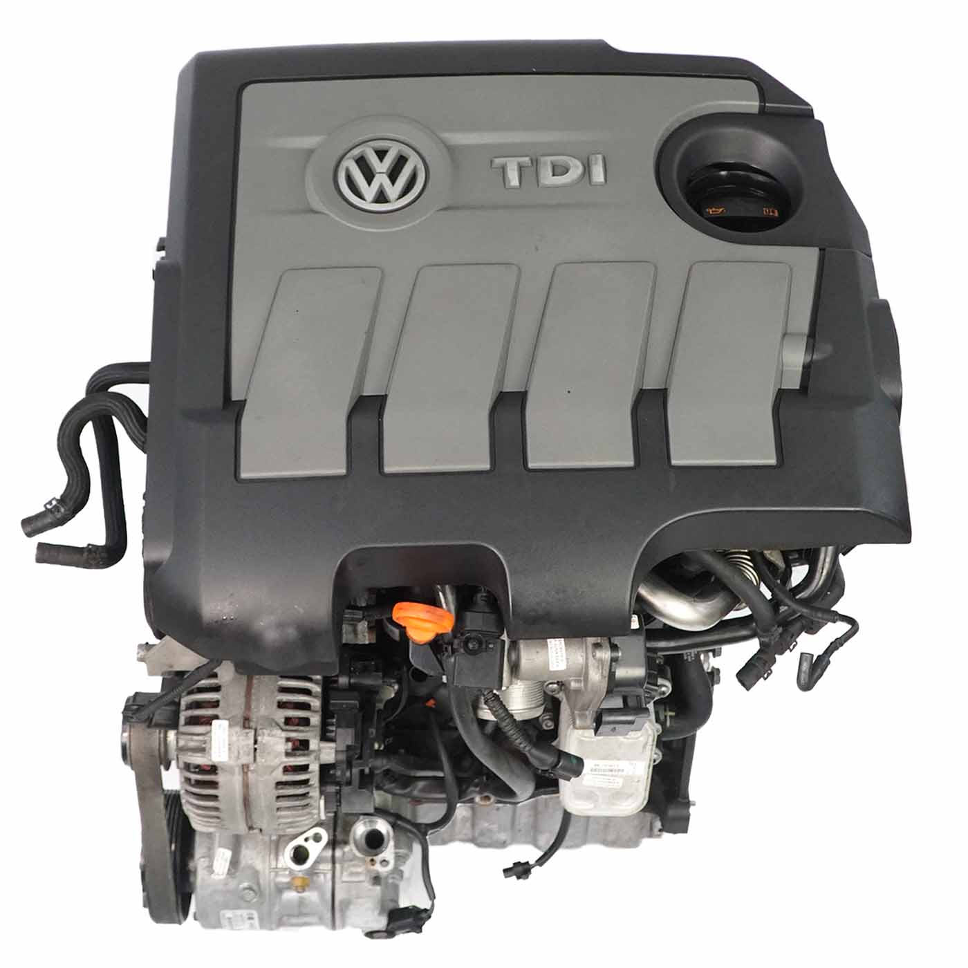 VW Volkswagen Golf 6 Touran Polo 1.6 TDI 90PS Kompletter Motor CAYB GARANTIE