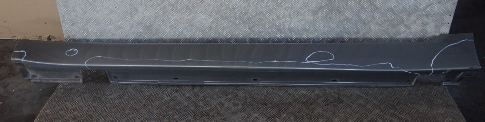 BMW 5 Series E60 E61 LCi Door Sill Cover Side Skirt Left N/S Titangrau Grey