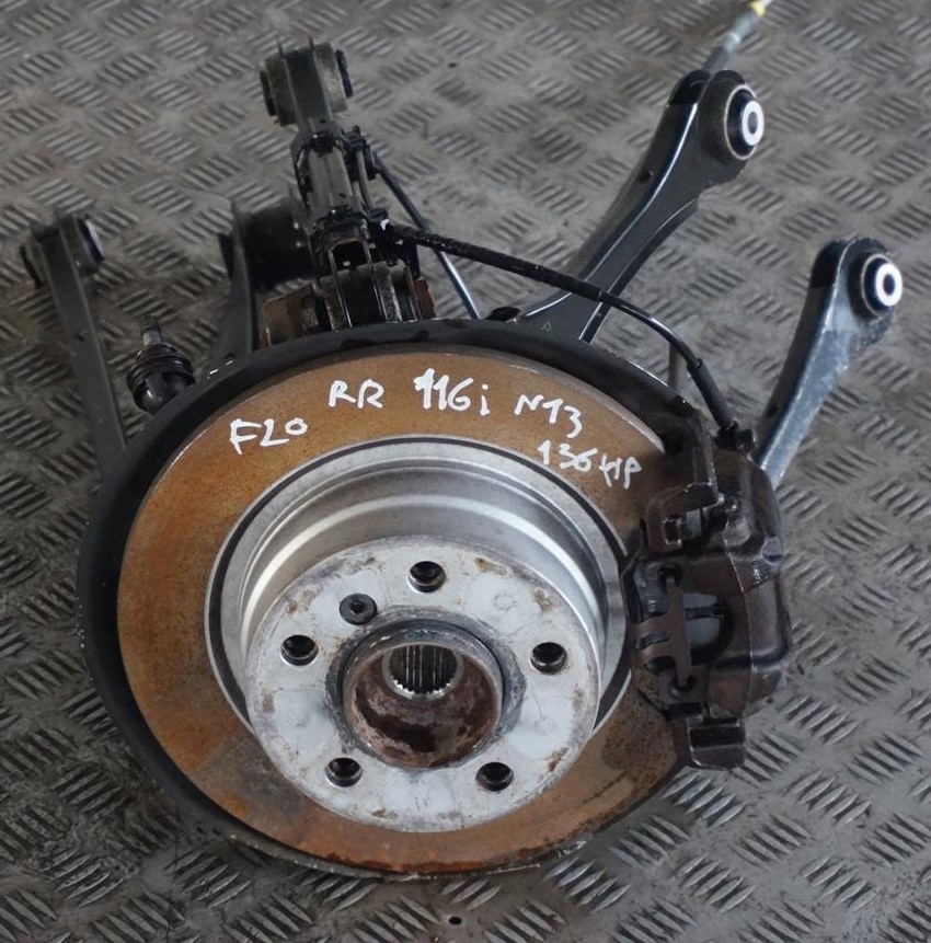 BMW 1 Series F20 116i N13 Rear Right O/S Leg Suspension Axle Brake Disc Hub Set