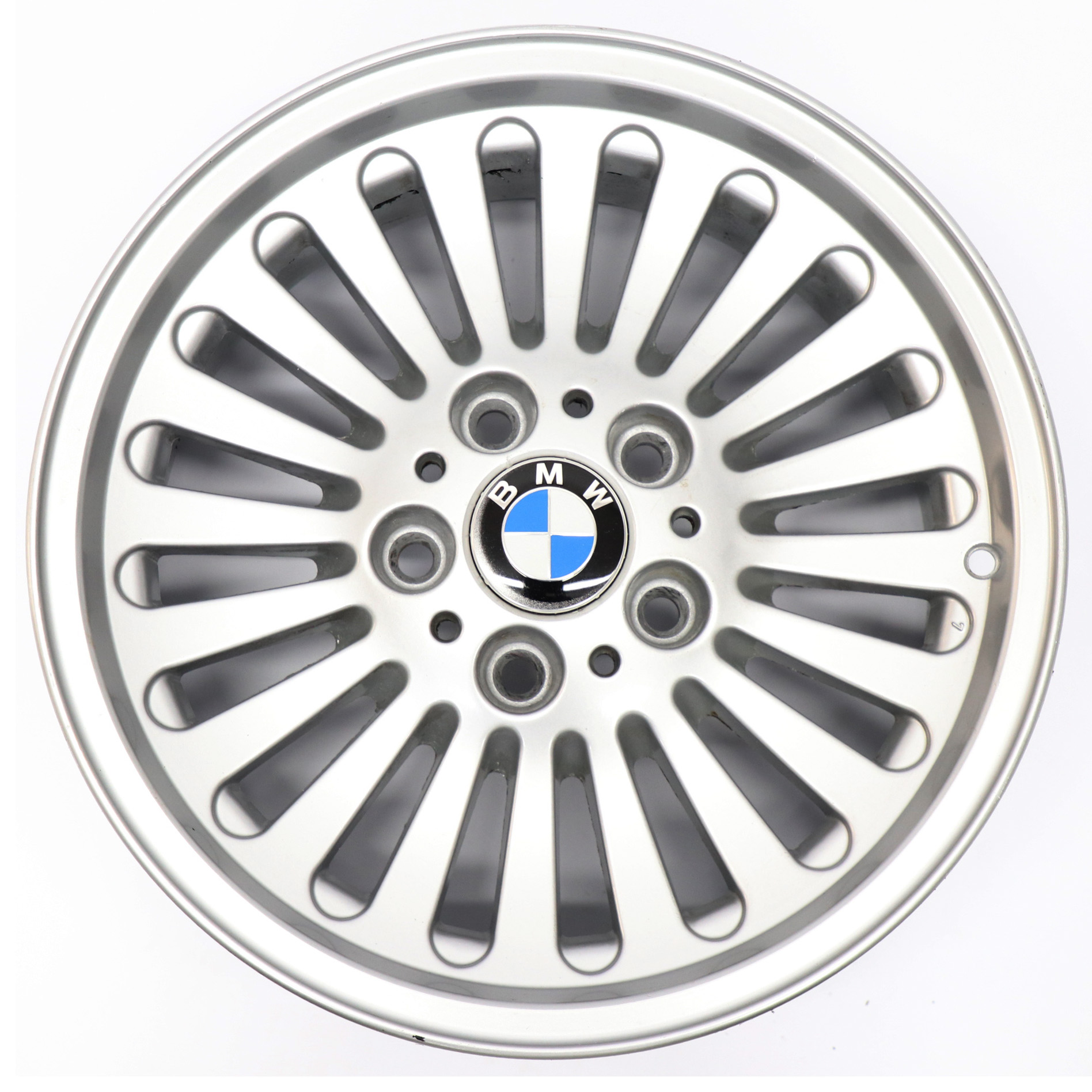 BMW E39 Silver Wheel Light Alloy Rim 7J 16" ET:20 Spoke Styling 33 7842653