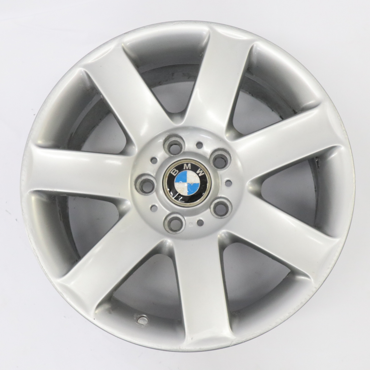 BMW E36 E46 Silver Alloy Wheel Rim 17" Star Spokes 44 ET:47 8J 1094506