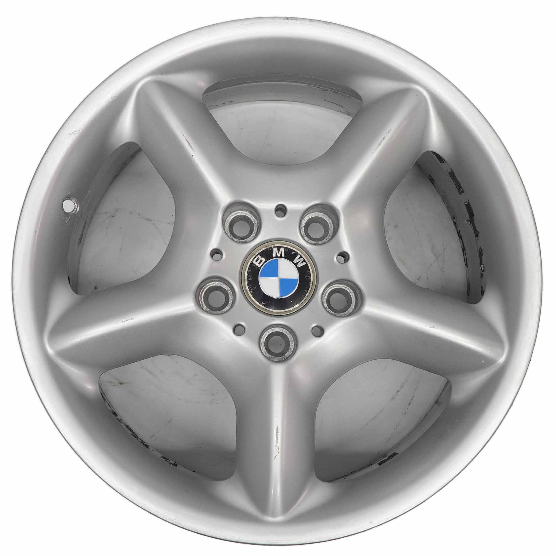 BMW X5 er E53 Silber Alu Felge Alufelge 17" Sternspeiche 57 7,5J  ET:40