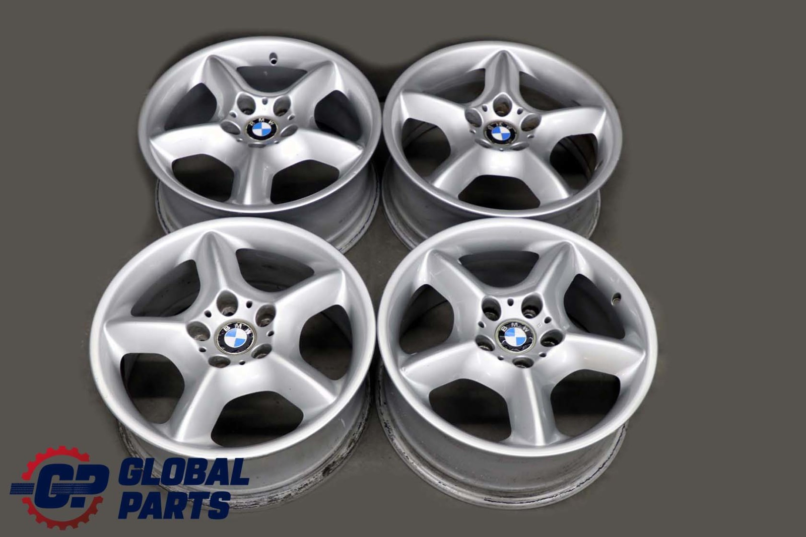 BMW X5 er E53 Set Rad Felgen Sternspeiche 57 Aluminium 17" 7,5J ET:40 1096159