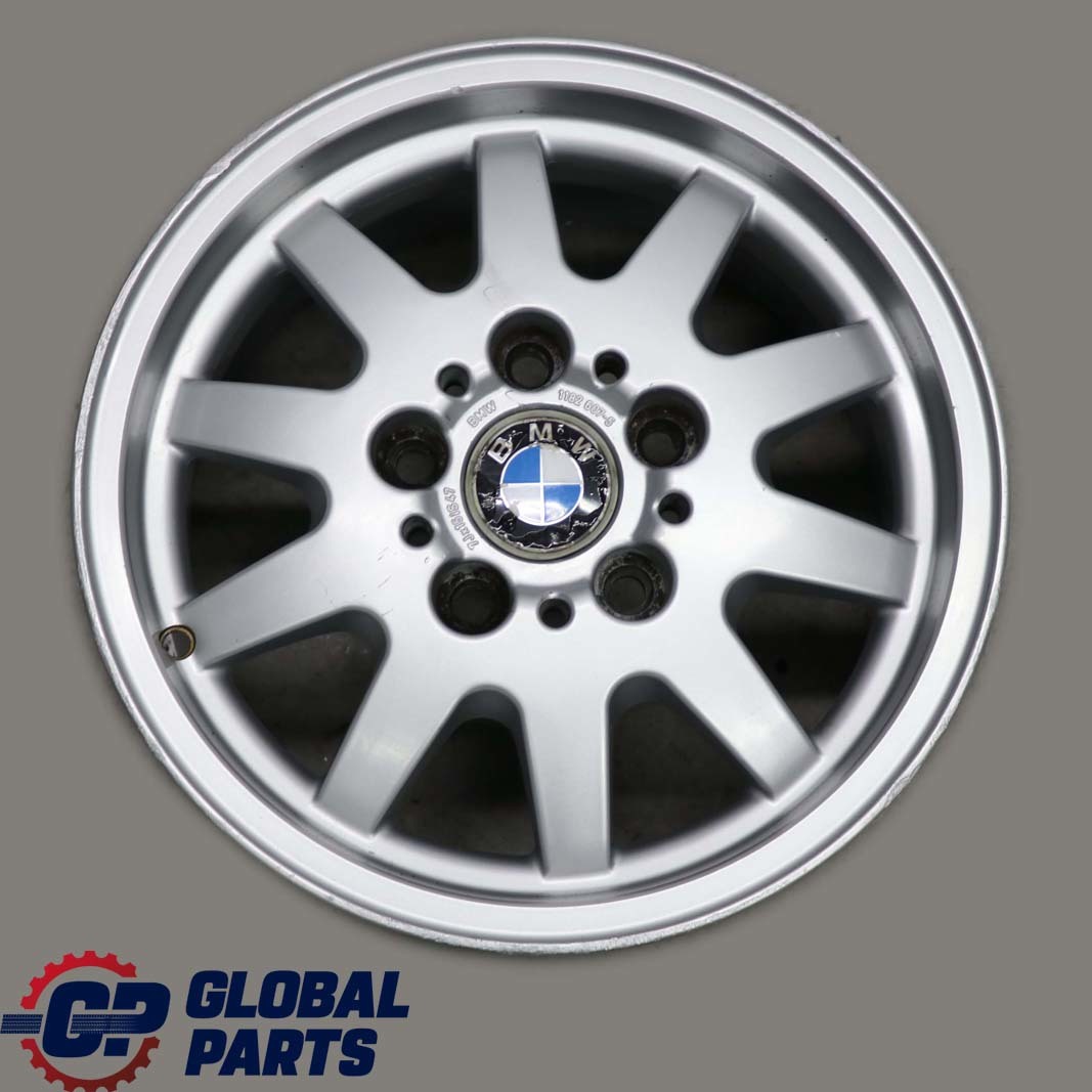 BMW 3 er E36 E46 Silber Alu Felge Alufelge 15" ET:47 7J Styling 28 1182607