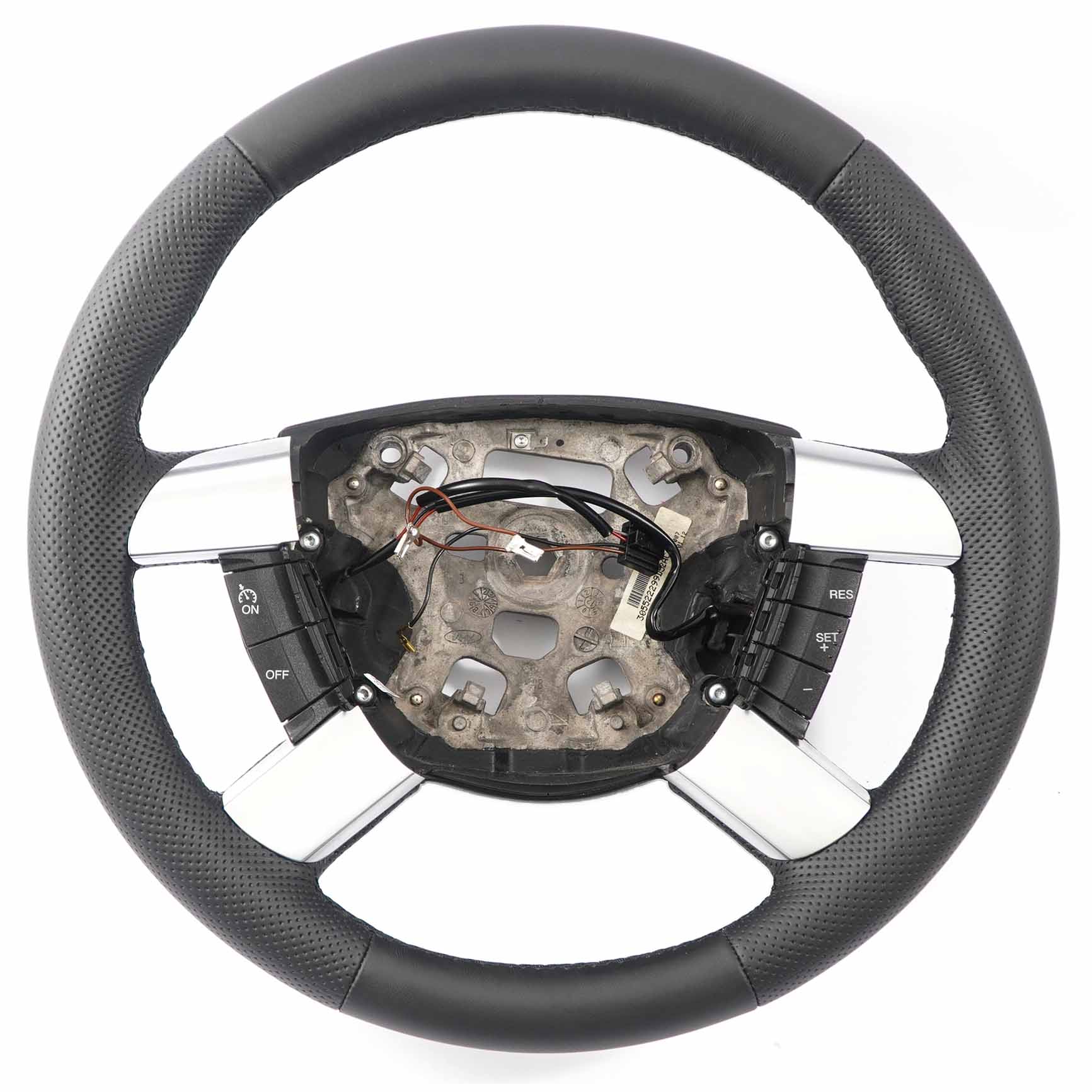 Ford Transit MK7 NEW Black Leather Steering Wheel Multifunction 1372294