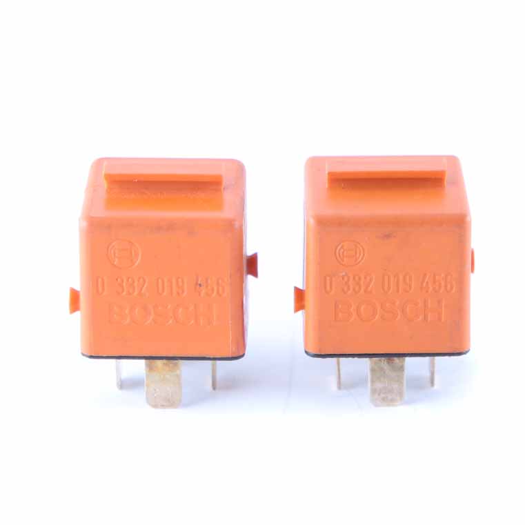 BMW E60 E63 E87 E90 E91 Relay Make Contact Orange Bosch 4 Pins Set 1378238