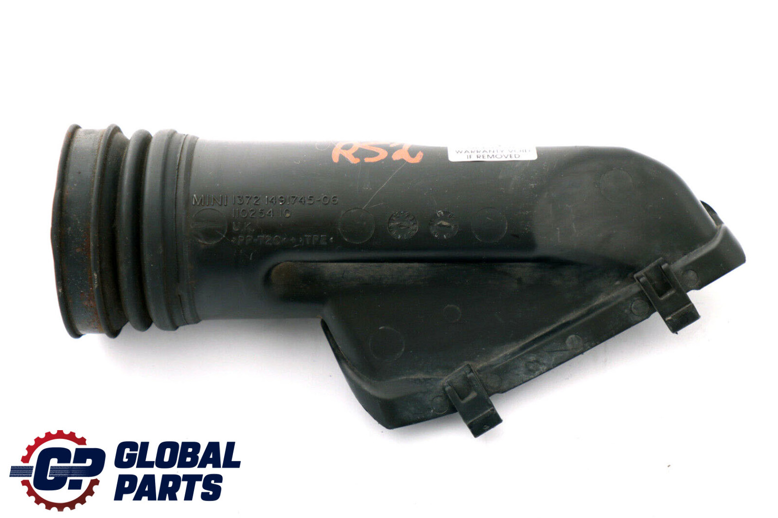 BMW MINI Cooper R53 R52 Front Panel Air Scoop Duct Pipe Hose 1491745