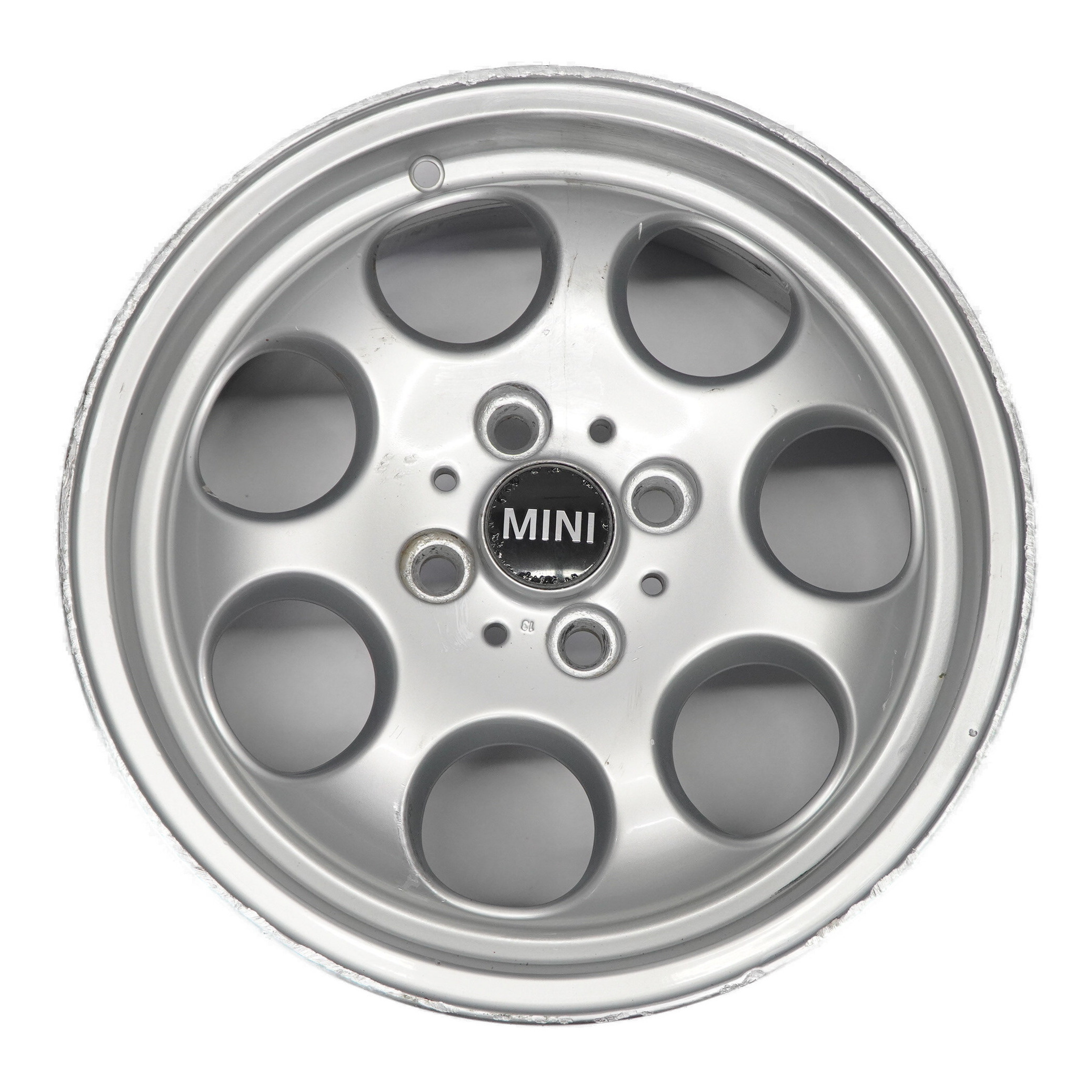 Mini Cooper R50 R56 Silber Alu Felge Alufelge 15" 5,5J ET: 45 Rad 7 Hole 81