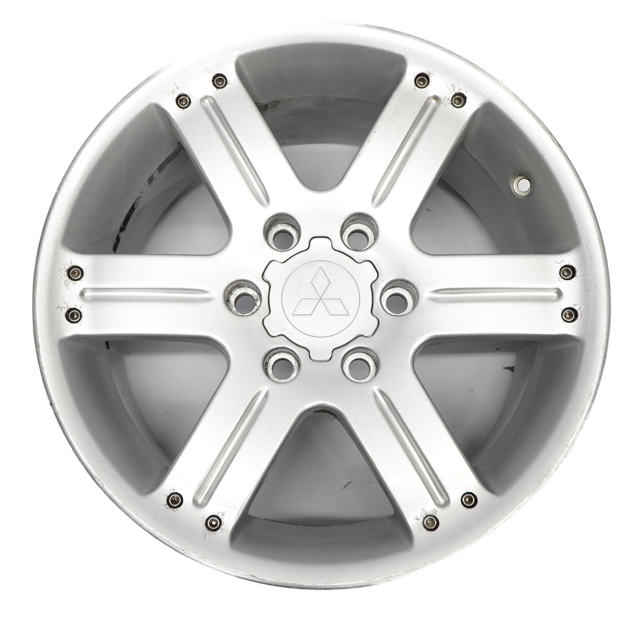 Mitsubishi Shogun Pajero Silver Alloy Wheel Rim 18" ET:46 8.5J 16388546Z2