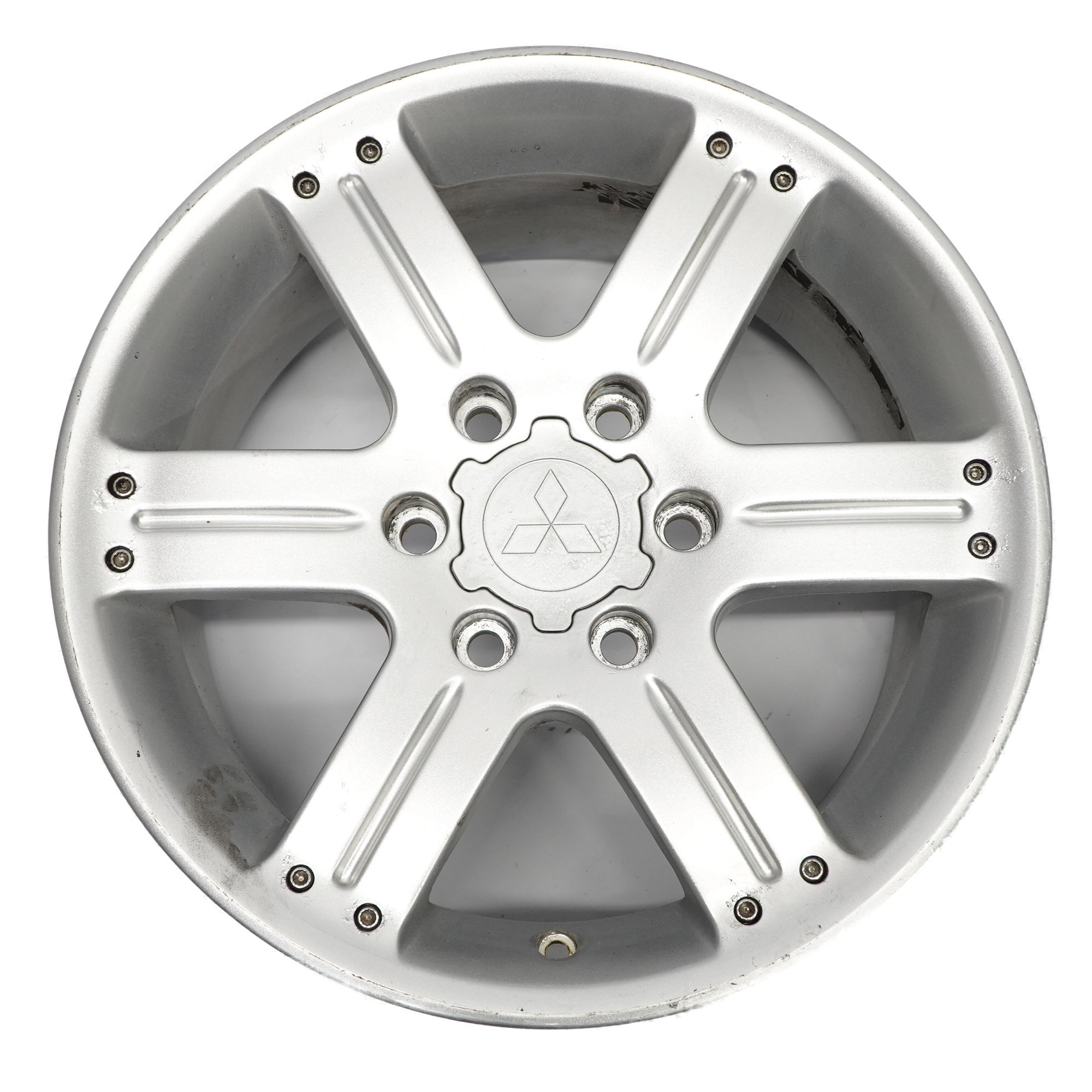 Mitsubishi Shogun Pajero Silver Alloy Wheel Rim 18" ET:46 8.5J 16388546Z2