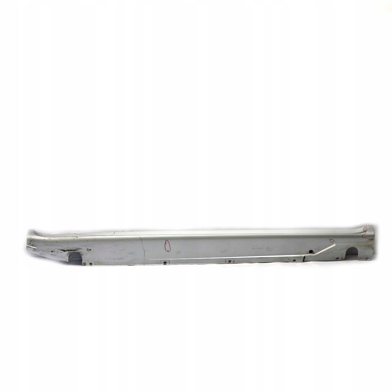 Mercedes-Benz Vaneo W414 Sill Side Cover Skirt Left N/S Brilliant Silver - 9744