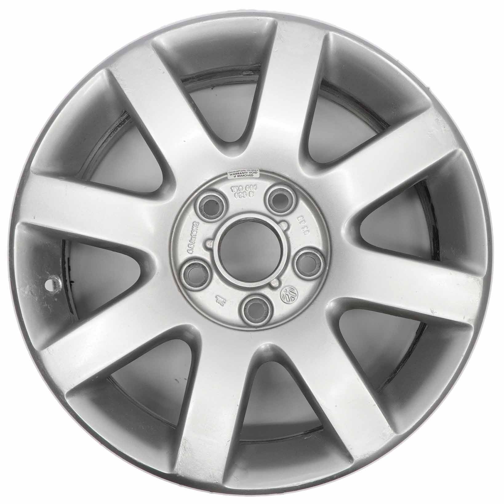 VW Volkswagen Golf 5 V 6 VI Silberne Leichtmetallfelge 16" ET:50 6,5J 1K0601025R