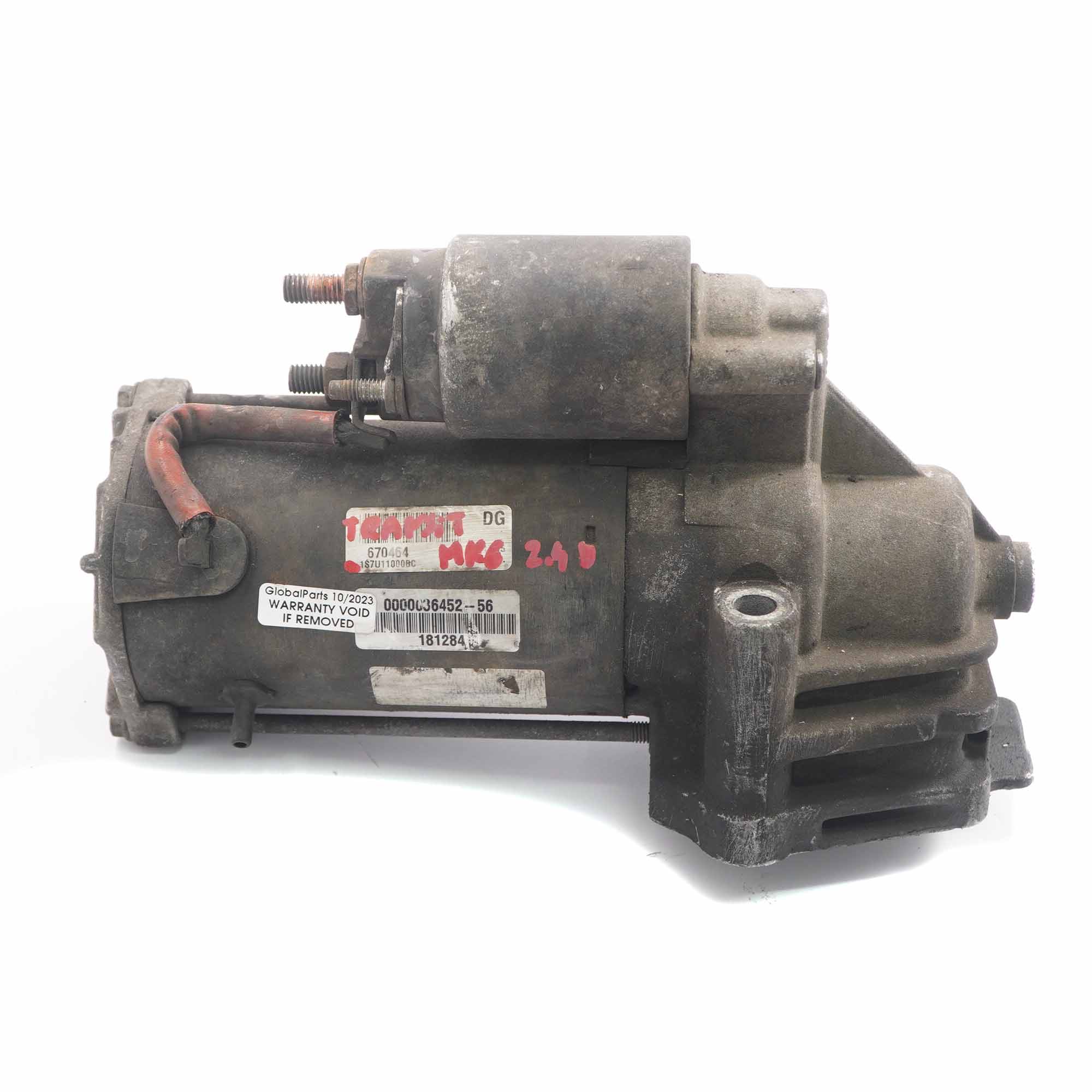 Starter Motor Ford Transit 2.4 TDDi Diesel Engine 1S7U11000BC