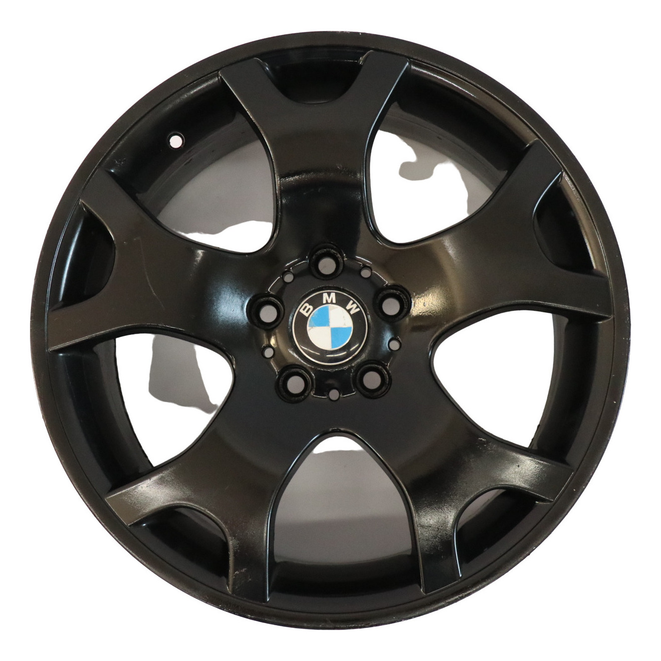 BMW X5 E53 Black Front Wheel Alloy Rim 19" V Spoke 63 9J ET:48 1096231