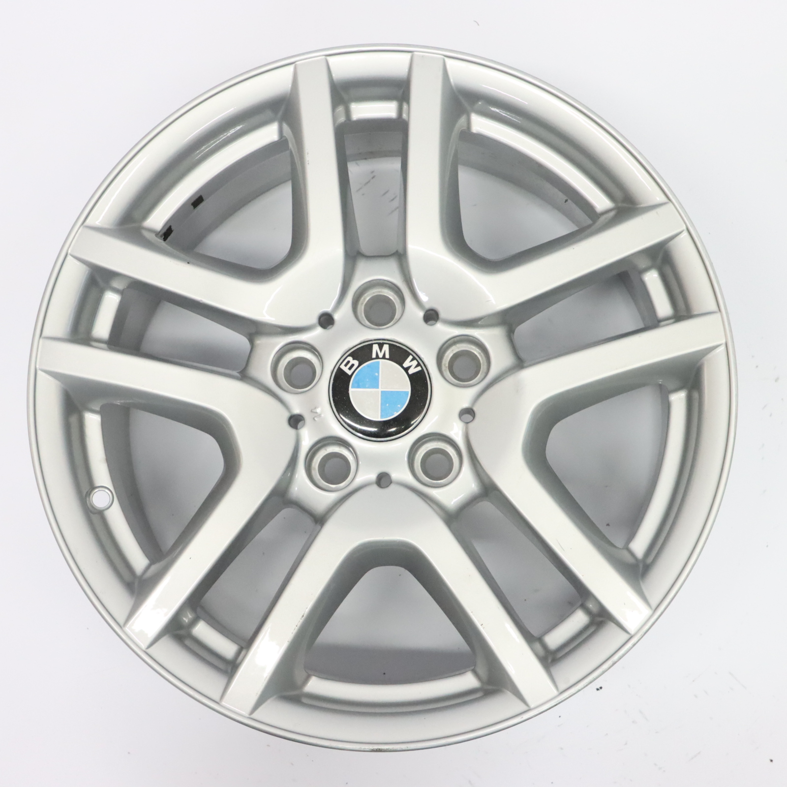 BMW X5 E53 Silber Leicht metall rad Felge V-Speiche 130 17" 7,5J ET:40 6761929