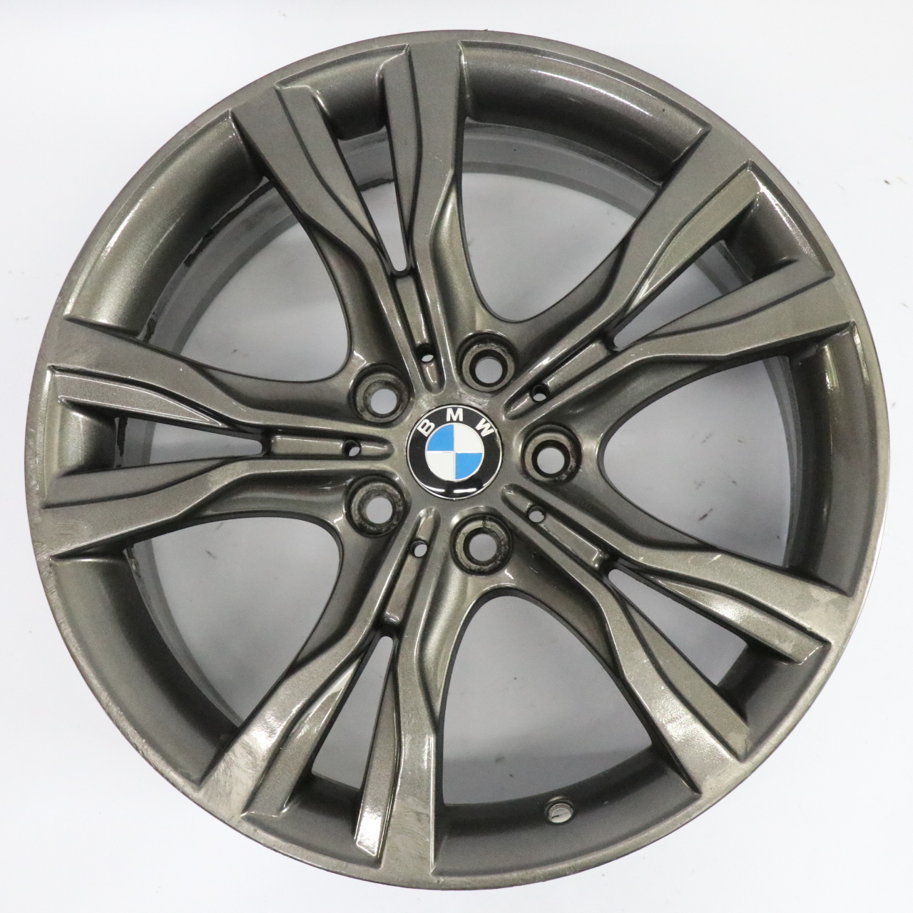 BMW F45 F46 Ferric Grau Leicht metall felge 18" Y Speiche 484 ET:57 8J 6855093