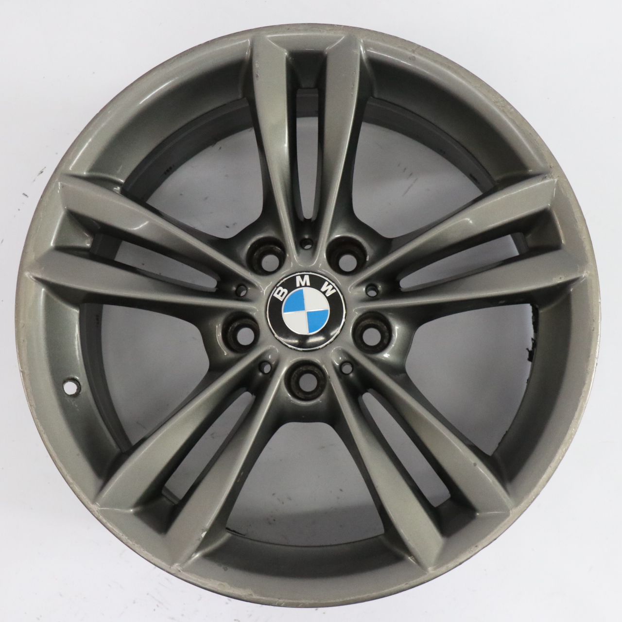 BMW F30 F31 F34 LCI Grau Leicht metall felge 18" V-Speiche 658 8J ET:34 6866306