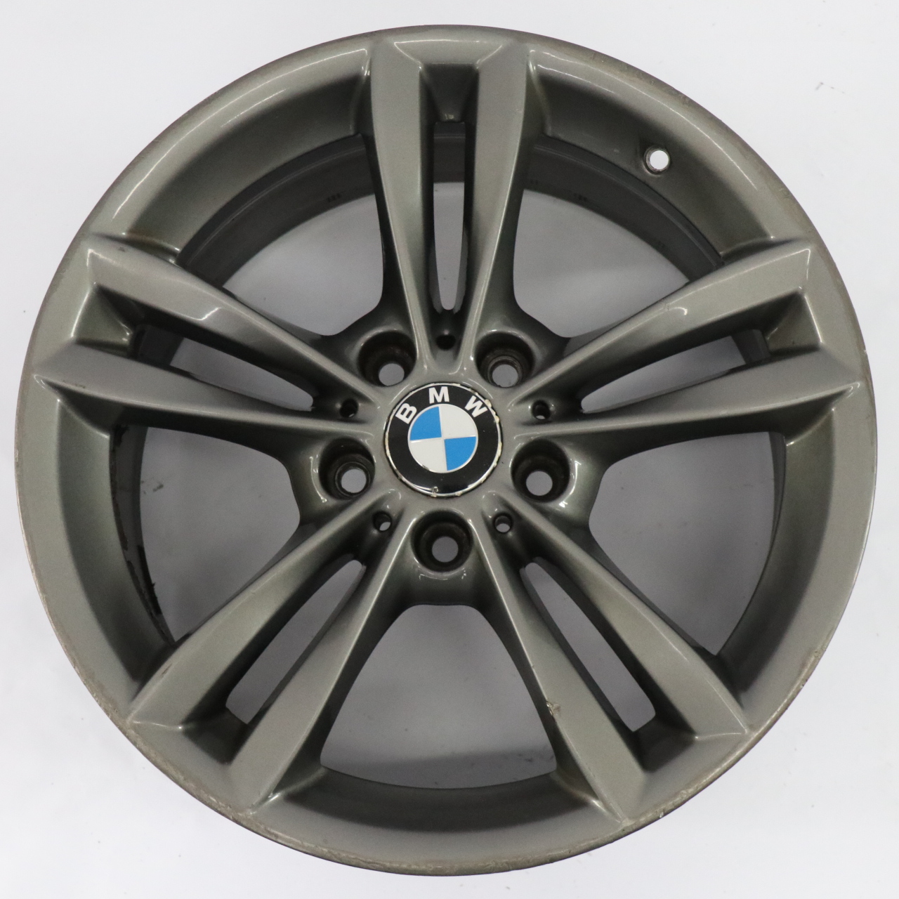 BMW F30 F31 F34 LCI Grey Alloy Wheel Rim 18" V Spoke 658 8J ET:34 6866306