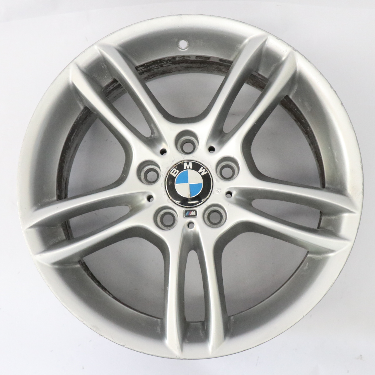 BMW E81 E87 Silberne Leicht metall felge hinten 18" 8,5J ET:52 M 7842608