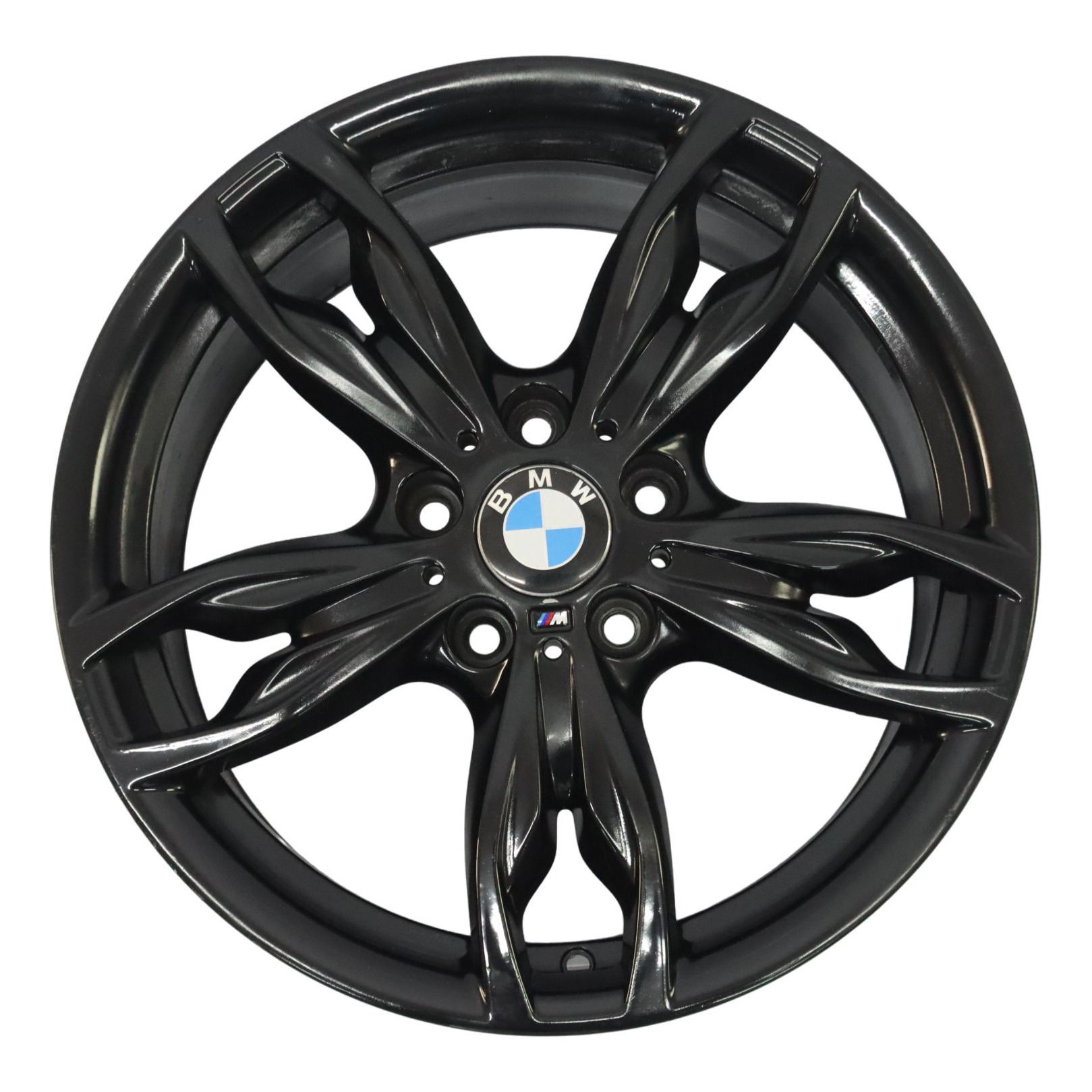 BMW F20 F21 F22 F23 Black Wheel Alloy Rim 18" M Double Spoke 436 ET:45 7,5J