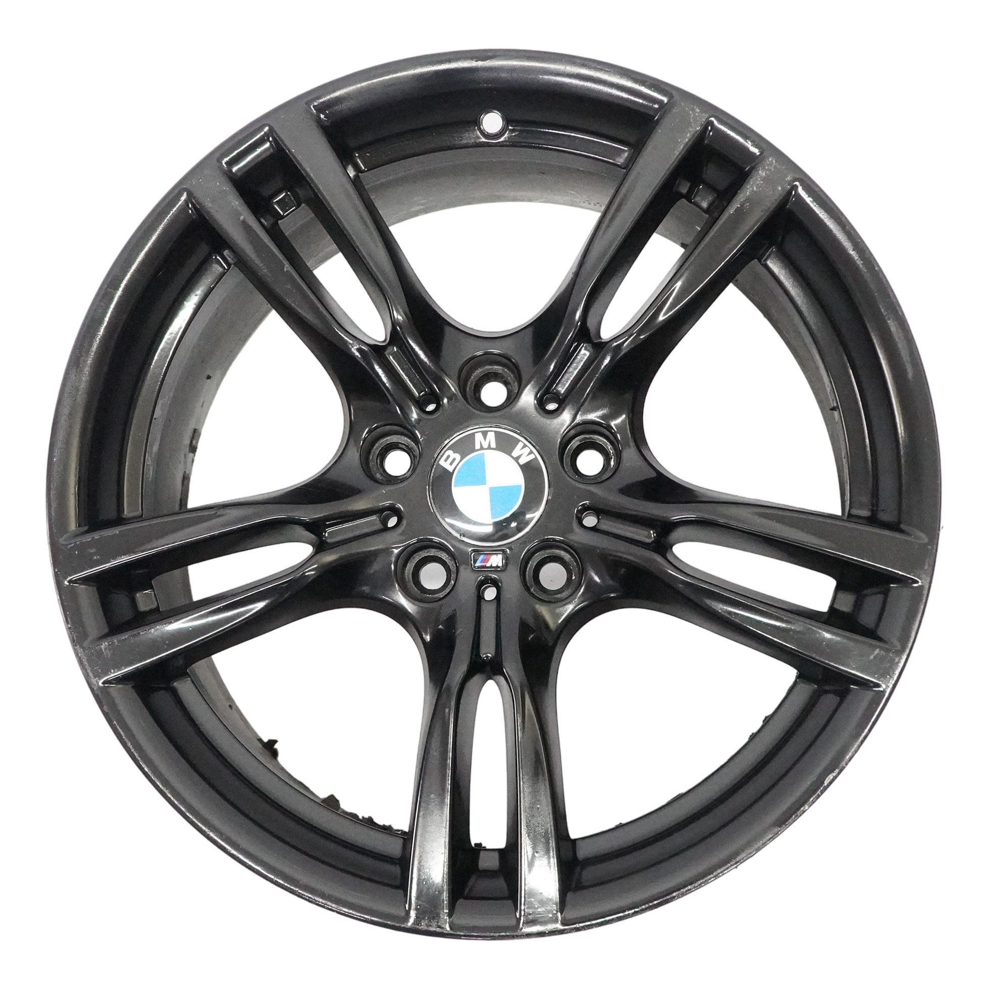 BMW F30 F31 Rear Black Wheel Alloy Rim 18" 8,5J ET:47 M Star Spoke 400 7845881