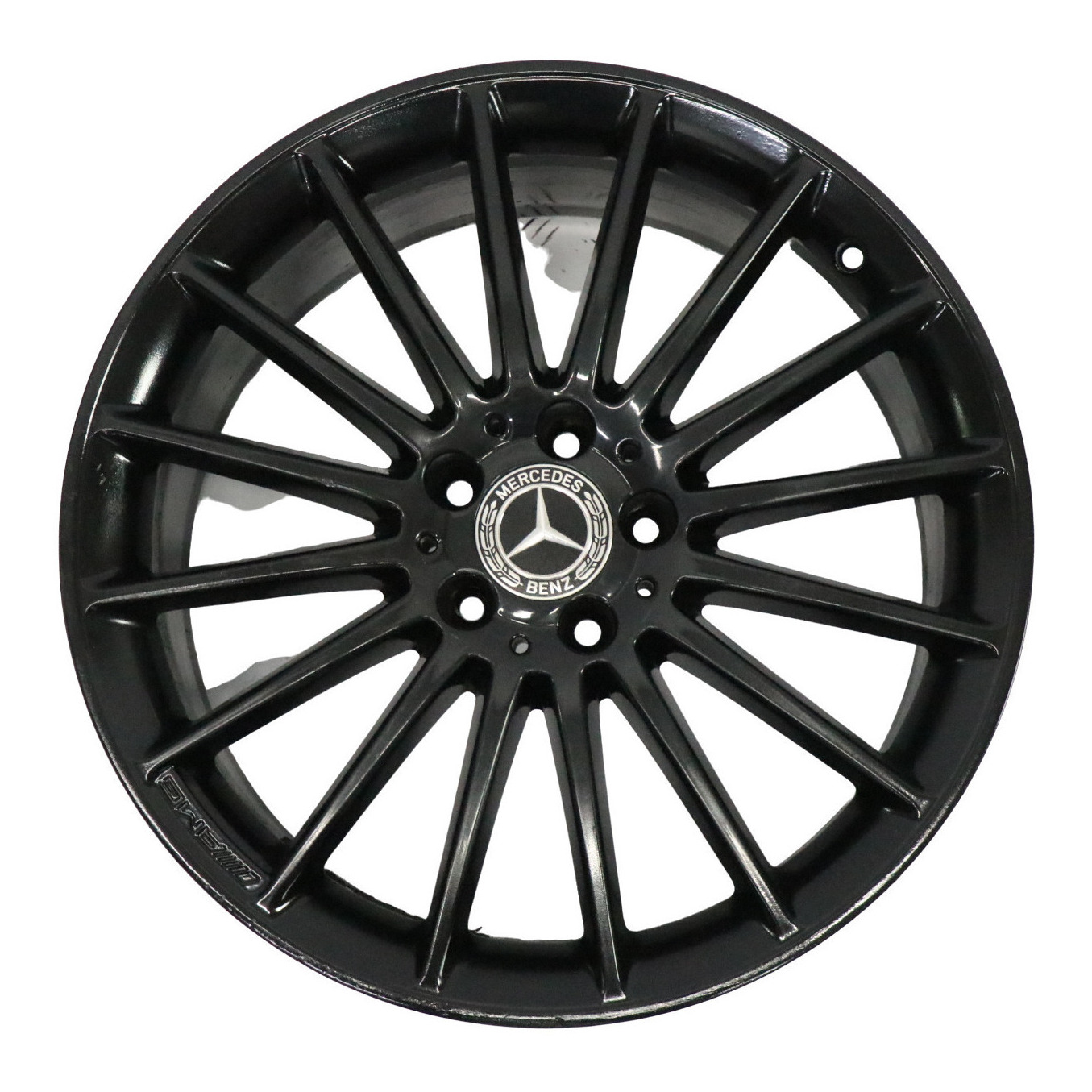 Mercedes C117 W176 AMG Schwarz Felge 19" 16 Speichen ET:48 8J A1764010502