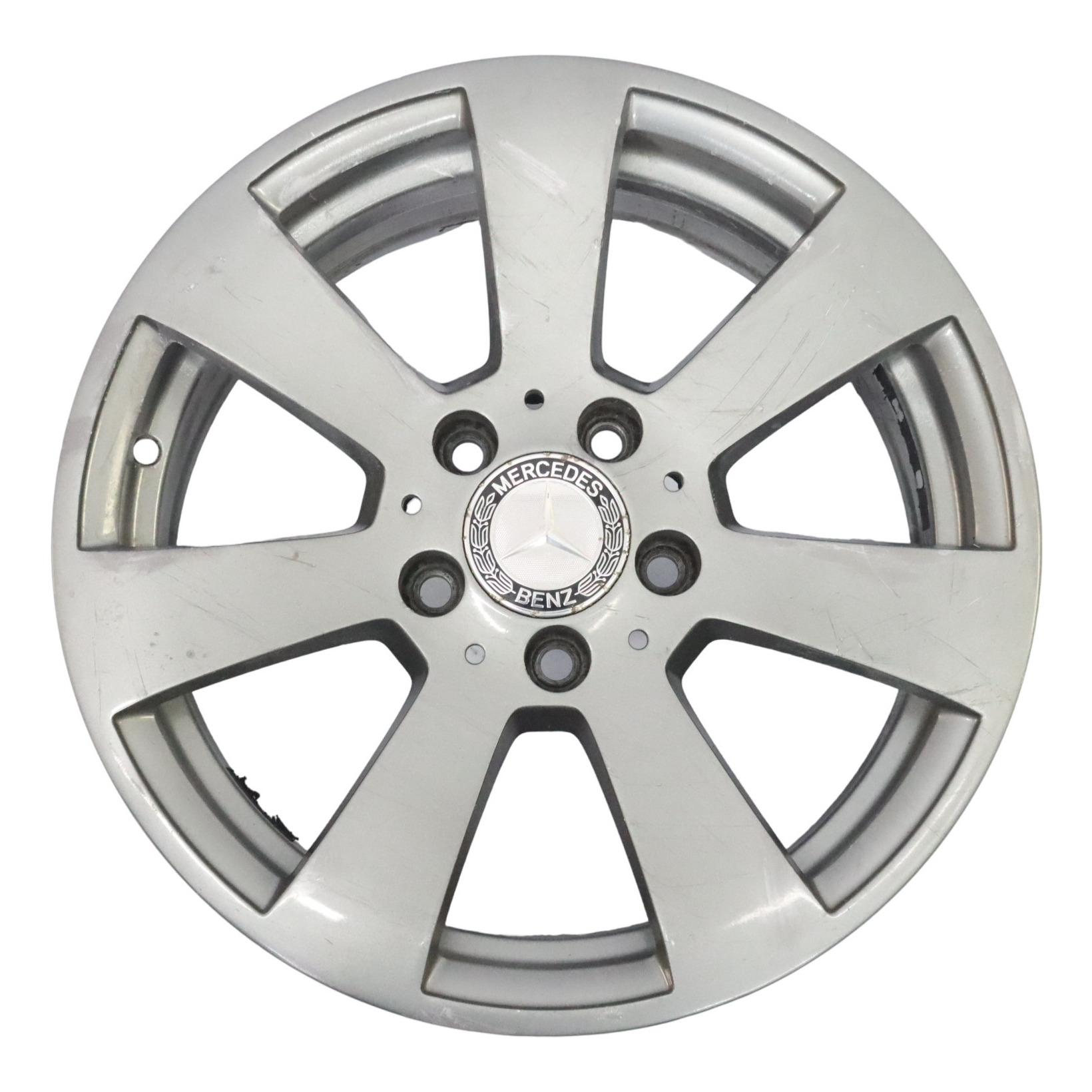 Mercedes W204 Grau Leicht metall felge 16" 7 Loch ET:43 7J A2044011102