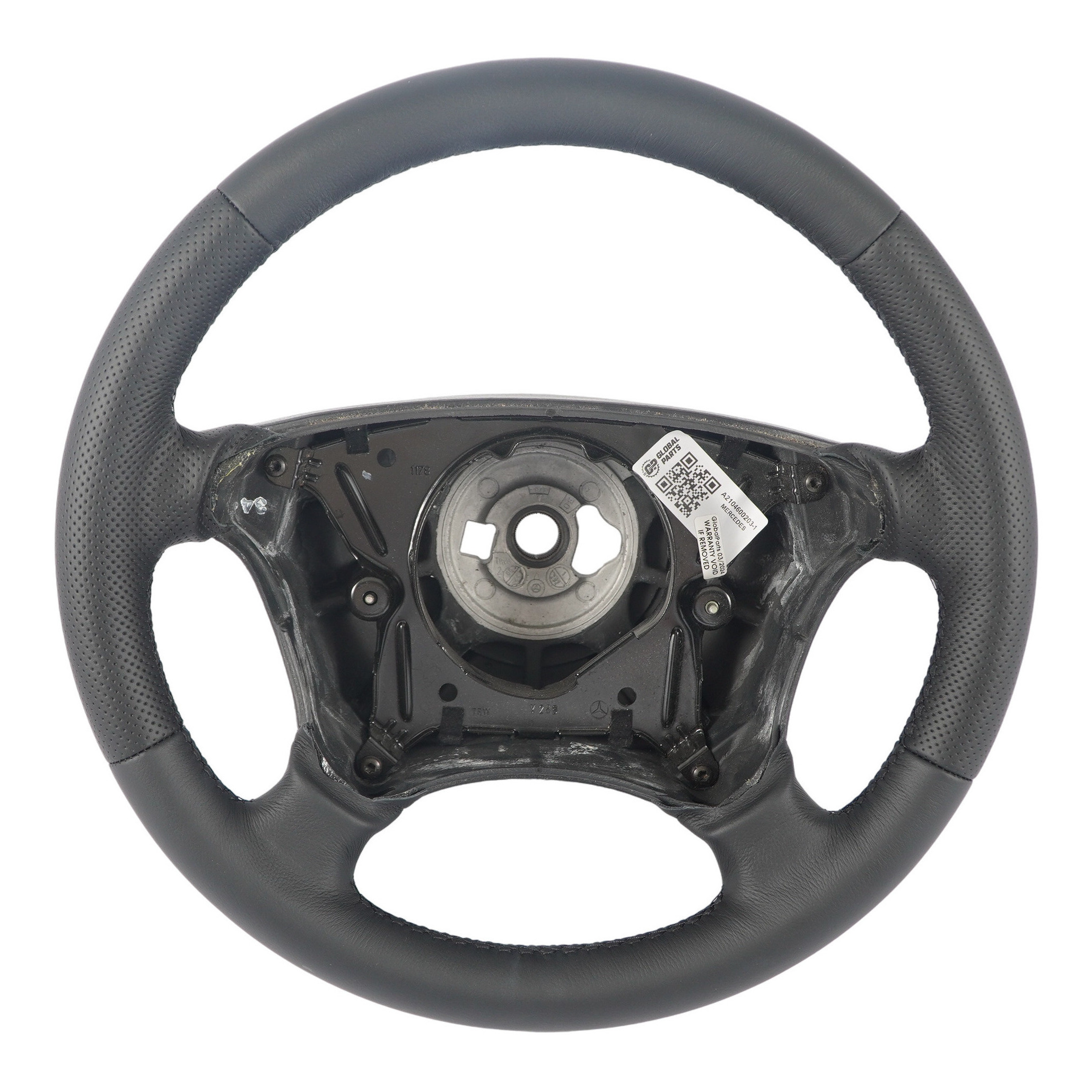 Mercedes W210 S210 CLK C208 W208 A208 NEW Black Leather Steering Wheel