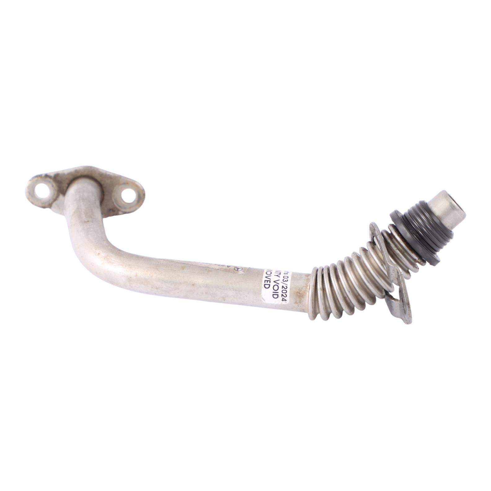 Mercedes W204 W212 Turbocharger Turbo Oil Return Pipe Line Hose A2740900377