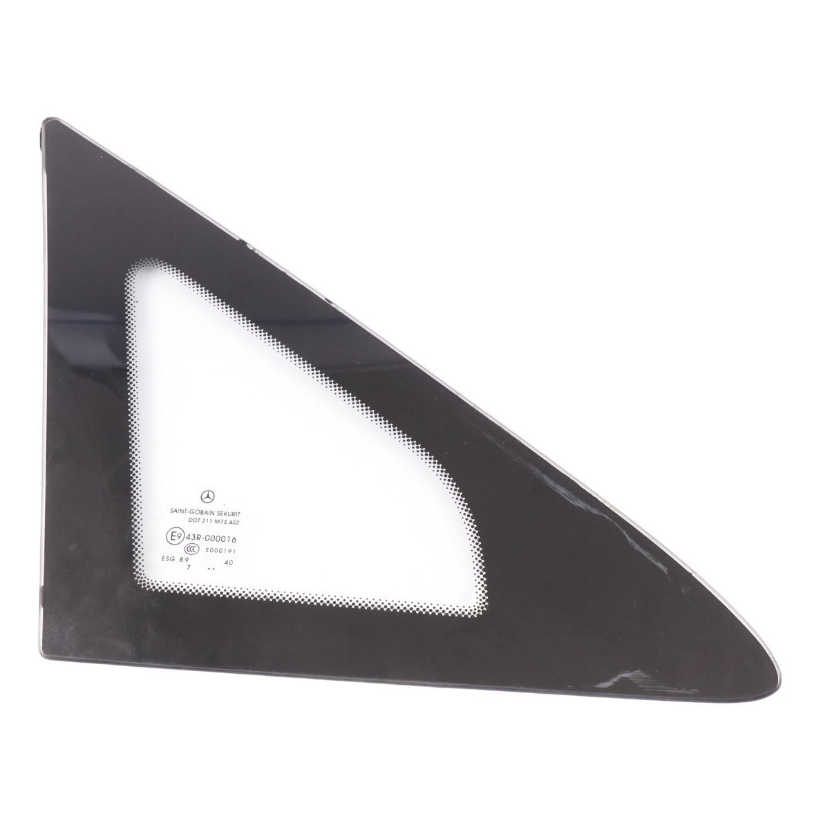 Side Quarter Window Mercedes Vito W639 Front Right O/S Triangle Glass AS2