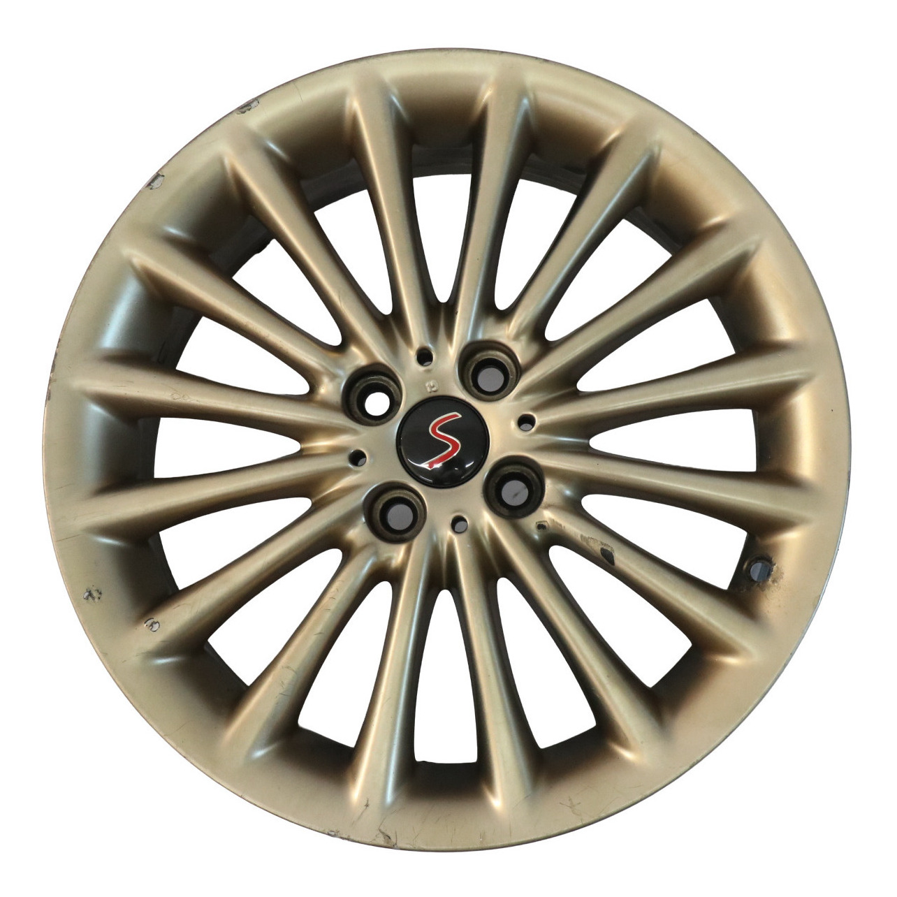 Mini R50 R55 R56 R57 Gold Wheel Alloy Rim 17" 7J ET:48 Multi-Spoke 108 6777356