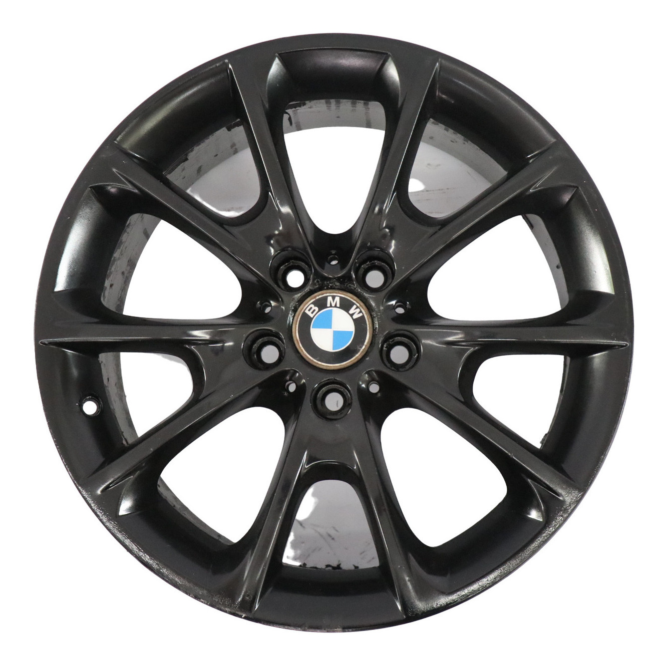 BMW F30 F32 Schwarz Felge Leichtmetallfelge 8J 18 ET:34 V Speiche 398 6796250