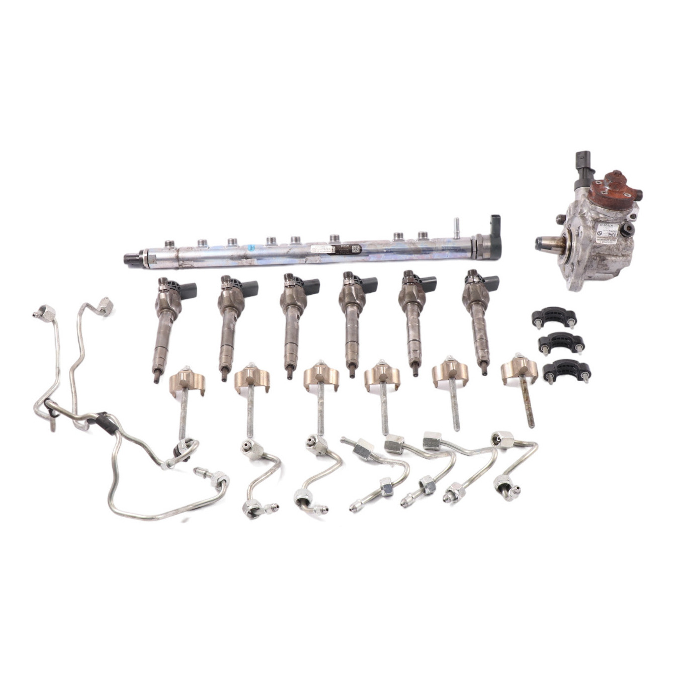 BMW F01 LCI F10 530d 730d Diesel N57N Fuel Pump Injector Injection System Set