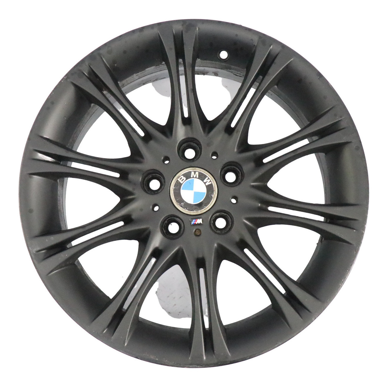 Felge BMW Z4 E85 Schwarz Vorderseite Legierung 18" ET:47 8J M Doppelspeiche 135