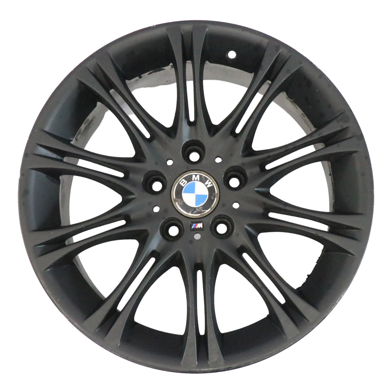 BMW E46 Z4 E85 Black Front Alloy Wheel Rim 18" ET:47 8J M Double Spoke 135