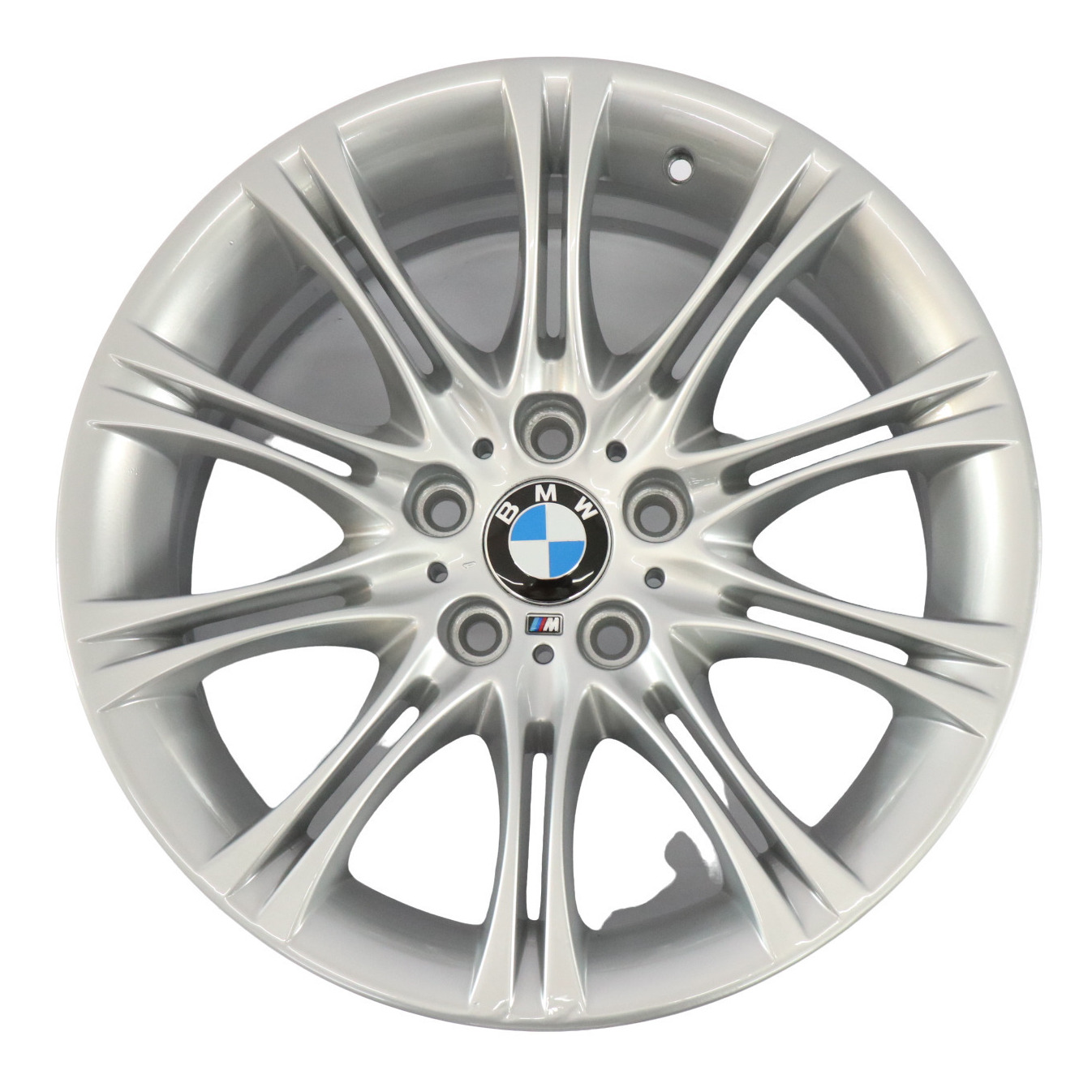 BMW 5 Series E60 E61 Silver Alloy Wheel Rim 18" ET:20 8J M Double Spoke 135