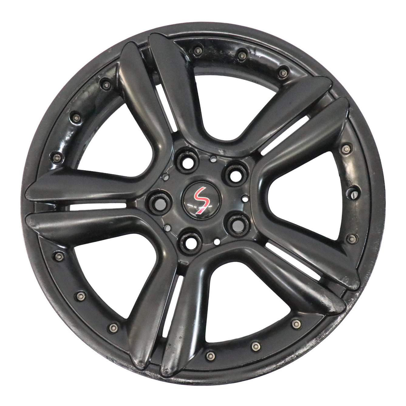 Mini Cooper R60 R61 Schwarz Alufelge 18" ET:52 7,5J 5-Stern Doppelspeiche 127